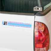 MARRIAGE - ÉÉN MAN; ÉÉN VROUW BUMPERSTICKER (Op Truck)