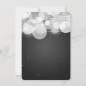 Marriage Elopement Glow & Sparkle Black Aankondiging (Achterkant)