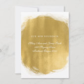 Marriage/Elopement Gold Paint Aankondiging (Achterkant)
