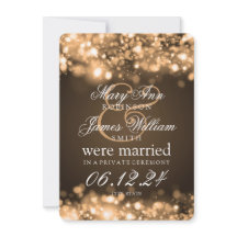 Marriage Elopement mousserende lucifers Gold