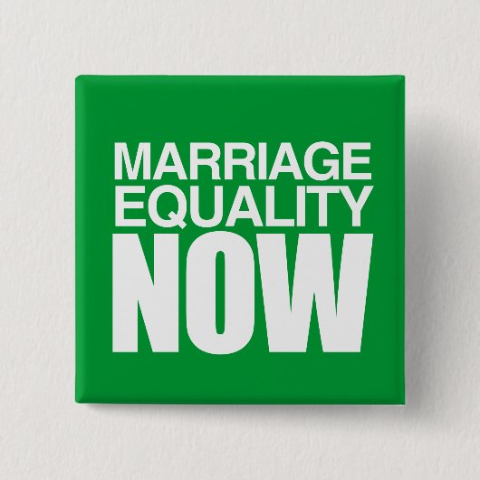 MARRIAGE EQUALITY NEE -.png Vierkante Button 5,1 Cm (Voorkant)