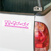 Marriage Equality/One Love bumper sticker (Op Truck)