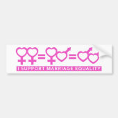 Marriage Equality/One Love bumper sticker (Voorkant)