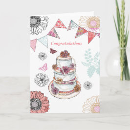 Marriage greeting card kaart