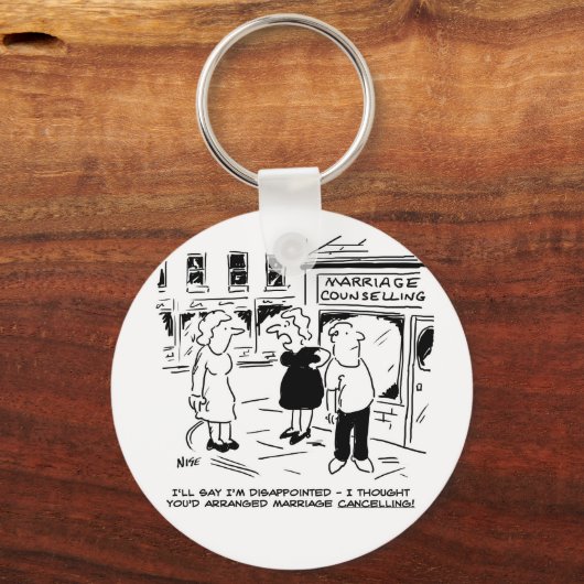 Marriage Guidance. Advies, niet annuleren... Sleutelhanger (Voorkant)