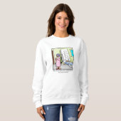 Marriage Humor Sweatshirt voor haar (Voorkant volledig)