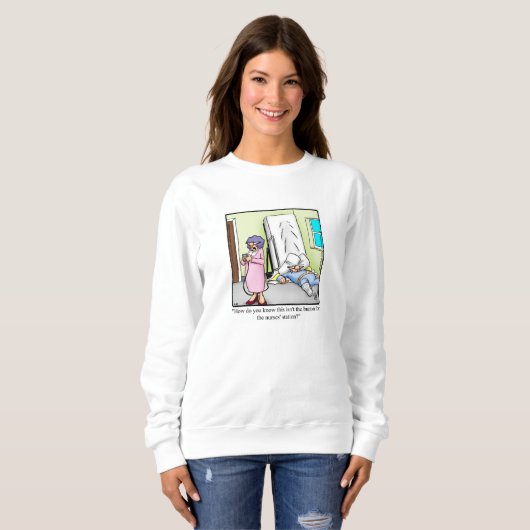 Marriage Humor Sweatshirt voor haar (Voorkant volledig)