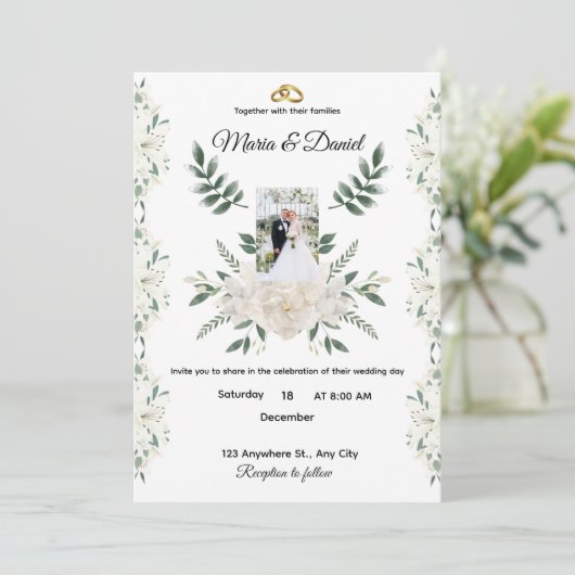 Marriage Invitation  (Staand voorkant)