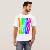 MARRIAGE IS ZO GAY T-SHIRT (Voorkant volledig)