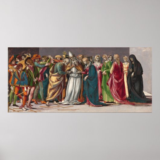 Marriage, Virgin - Luca Signorelli Fine Art Poster (Voorkant)
