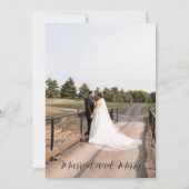 Married And Merry Script Lettertype Kaart (Voorkant)