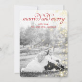 MARRIED EN MERRY Vaste kaart (Voorkant)