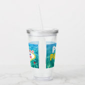 Married in Las Vegas Honeymoon Pool Party Acryl Drinkbeker (Links)