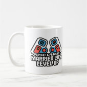 Married Life Level Up Gamer Art Koffiemok (Links)