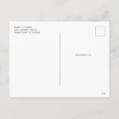 Married Merry Pas getrouwd - kerstcadeau Feestdagenkaart (Achterkant)