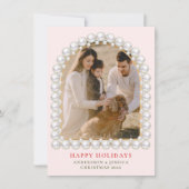 Married & Merry  Photo Christmas Feestdagenkaart (Voorkant)