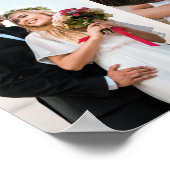 MARRIED Photo Collage 7 Afbeelding Off White en Bl Poster (Hoek)