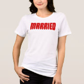 Married Tri-Blend Shirt (Voorkant)
