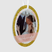 Marrily, ooit na 1e Kerstmis als Mr. en Mrs. 2 Fot Ornament (voorkant)