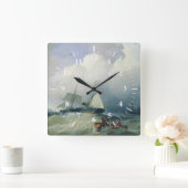 Marrine Battle Clock Vierkante Klok (Huis)