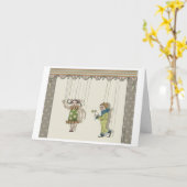 Marrionettes - voor jou kaart (Gele Bloem)