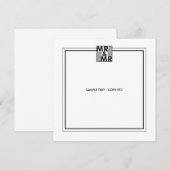 Marriott nodigt sjabloon uit kaart (Voorkant / Achterkant)