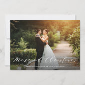 MARRISTMAS scripttrouwaankondiging Feestdagenkaart (Voorkant)