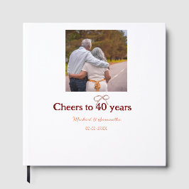 Marron buigt juichen voor 40-jarig huwelijk gastenboek