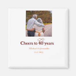 Marron buigt juichen voor 40-jarig huwelijk magneet