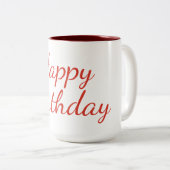 Marron cadeau tweekleurige koffiemok (Voorkant rechts)