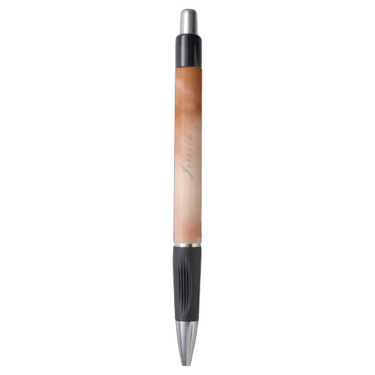 Marron en oranje verloop kleur naam  pen (Voorkant Verticaal)