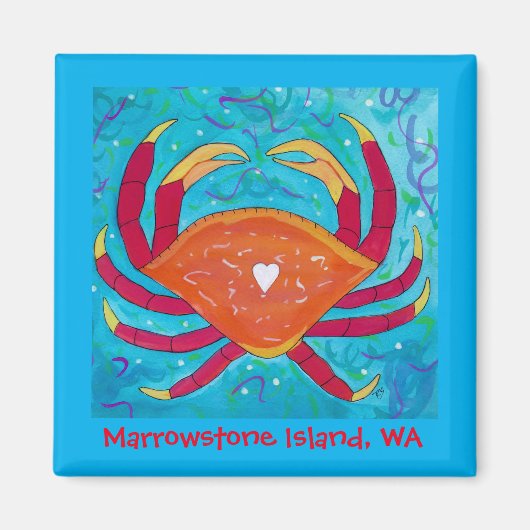 Marrowstone Island, WA Magnet (Voorkant)