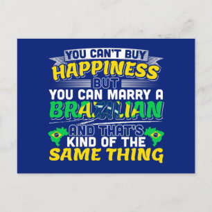 Marry a Brazililian - Brazilië Happiness Briefkaart