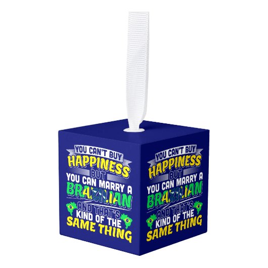 Marry a Brazililian - Brazilië Happiness Decoratie (Voorkant hoekig)