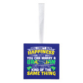 Marry a Brazililian - Brazilië Happiness Decoratie (Rechts)