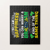 Marry a Brazililian - Brazilië Happiness Legpuzzel (Verticaal)