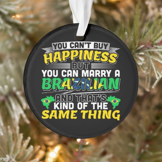 Marry a Brazililian - Brazilië Happiness Ornament (Boom)
