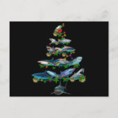 Marry Chrismas shark Feestdagenkaart (Voorkant)