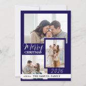 Marry Christmas Holiday Photo Card (Voorkant)