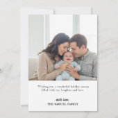 Marry Christmas Holiday Photo Card (Achterkant)