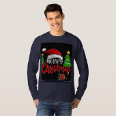 MARRY CHRISTMAS T SHIRT MANNEN CLASSIC (Voorkant volledig)