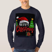 MARRY CHRISTMAS T SHIRT MANNEN CLASSIC (Voorkant)