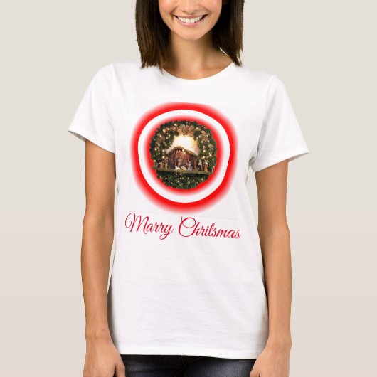Marry Chritsmas T Shirt (Voorkant)
