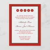 Marry Invitation Uitnodiging Briefkaart (Voorkant)