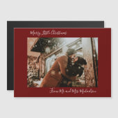 Marry Little KerstRed Holiday Magnet (Voorkant / Achterkant)