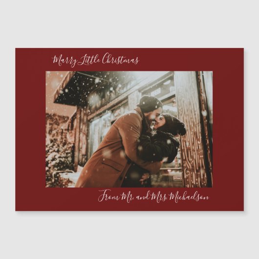 Marry Little KerstRed Holiday Magnet (Voorkant)