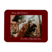 Marry Little KerstRed Holiday Magnet Magneet (Horizontaal)