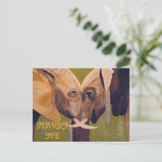 MARRY ME BRIEFKAART (Staand voorkant)