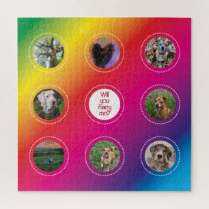 Marry Me Gay Wedding-voorstel Legpuzzel