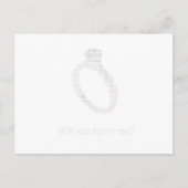 Marry me in ascii art briefkaart (Voorkant)